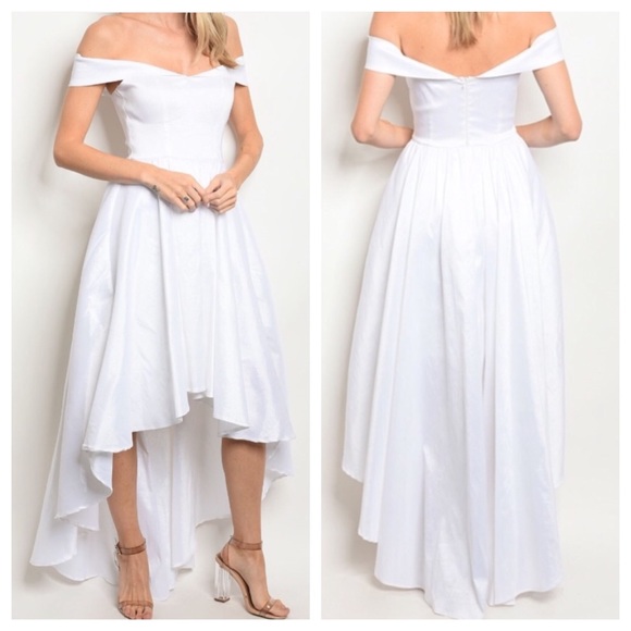 Taffeta High Low Dress - Picture 2 of 7